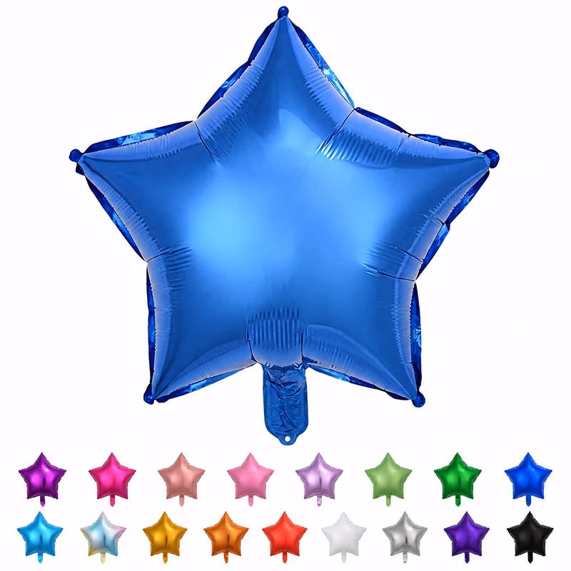 Star Shaped Foil Balloon, 18 Inches