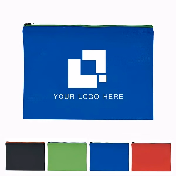 Customized Non Woven Document Sleeve with Zipper