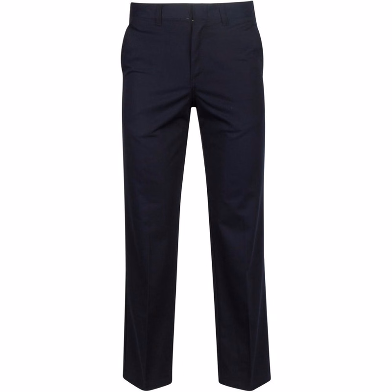 Girls' Uniform Pants - Navy Size 7 Adjustable Waistband