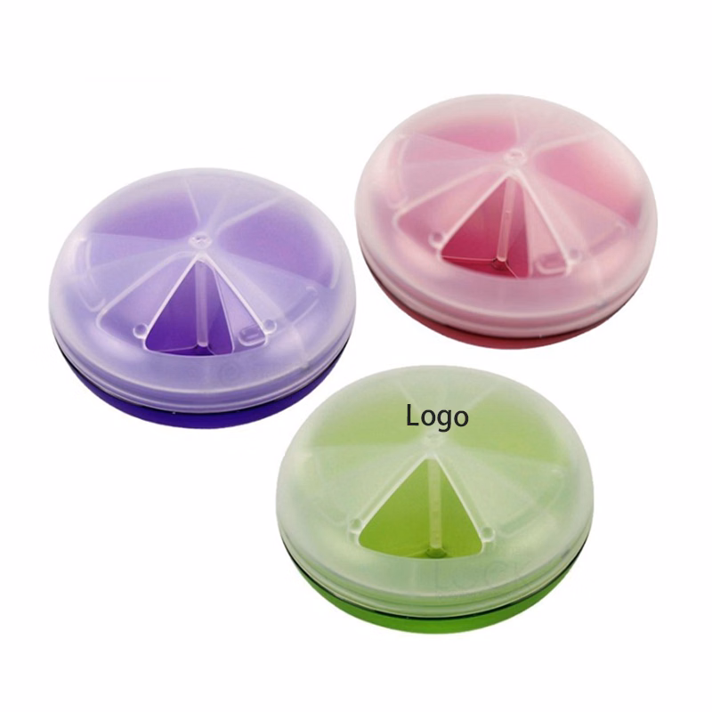 Clear Round Pill Box