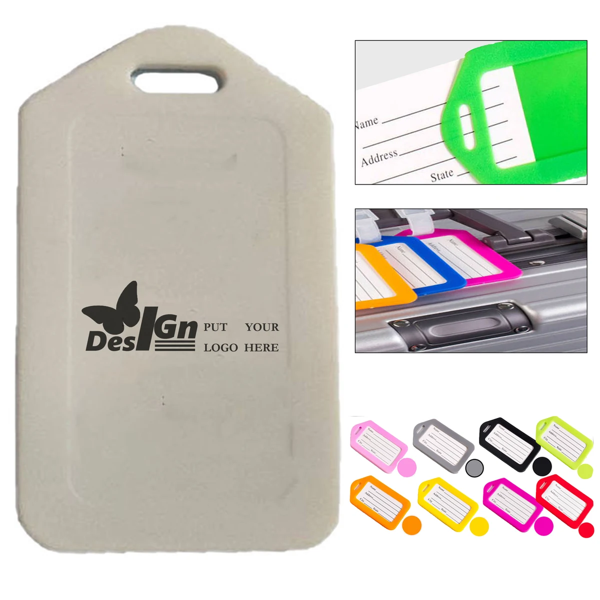 Travel Plastic Tote Luggage Tag 1
