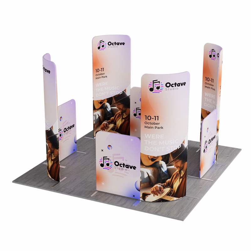 NEW MagLock 4-Corners Fabric Display Kit G - 10'x 10' x 8'h