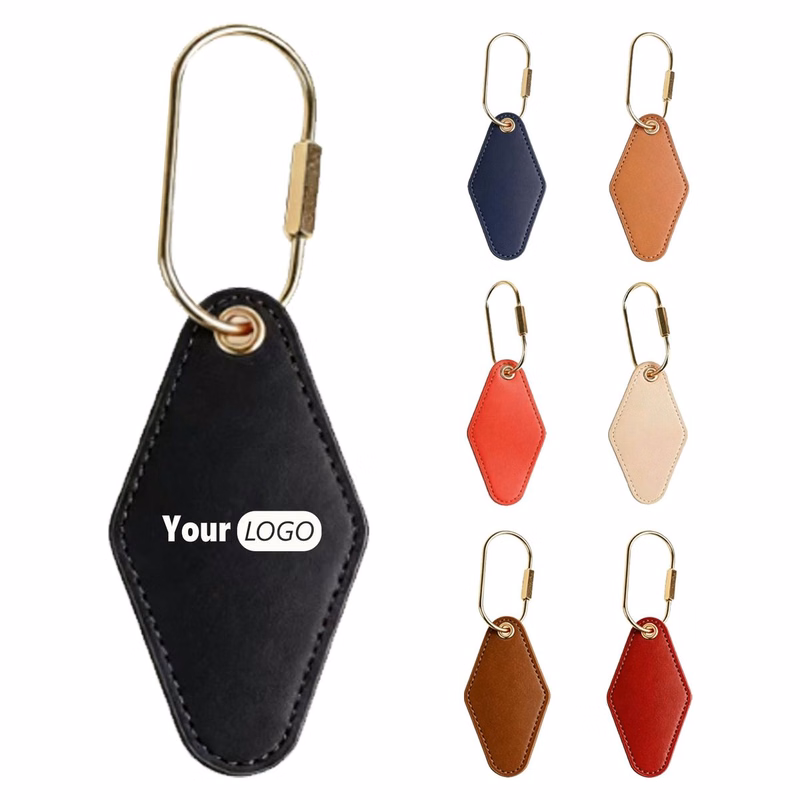 Leather Keychain Tag
