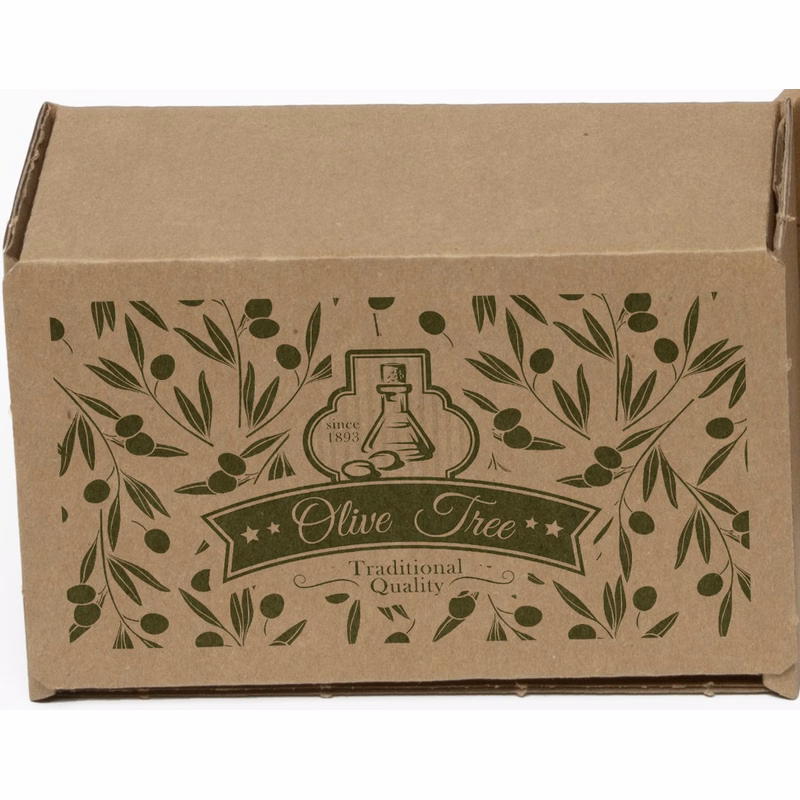 One Color Natural Display Mailer Box w/Outside Lid Imprint (6" x 4" x 3")