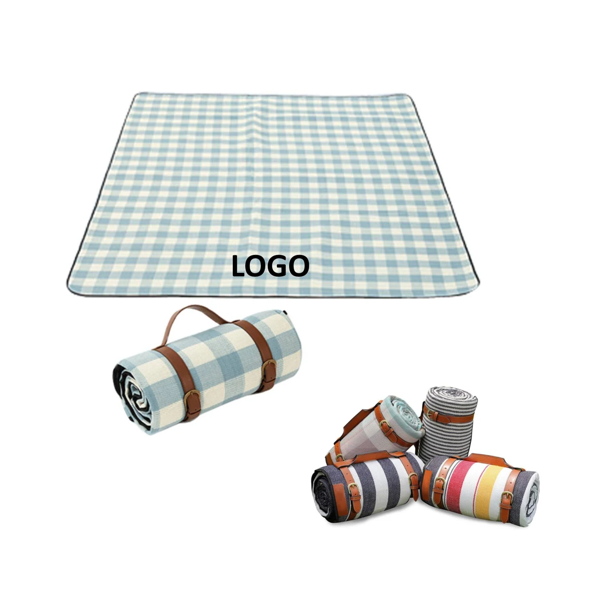 Waterproof Foldable Picnic Mat With Handle 1