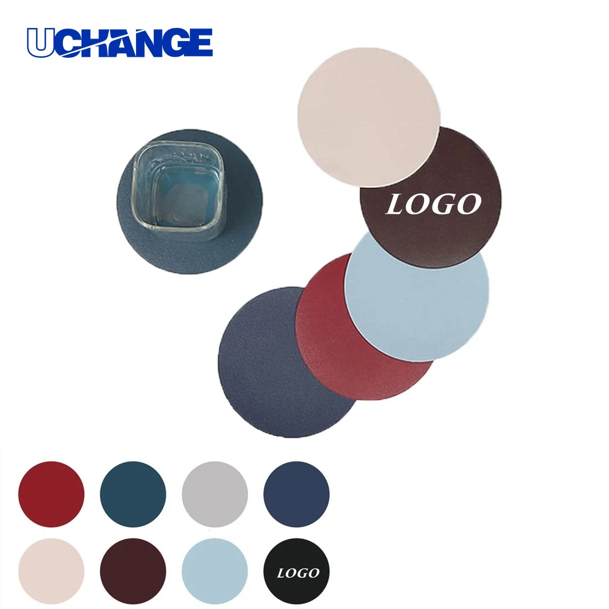 Soft Leather Coaster Mat for Drinks 1