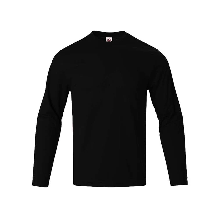 Micro Mesh Active Long Sleeve T-Shirts - Black Large 1