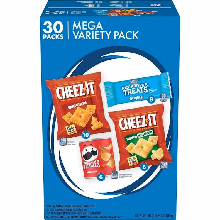 Kellogg's Snacks - Mega Variety Pack 30 Count