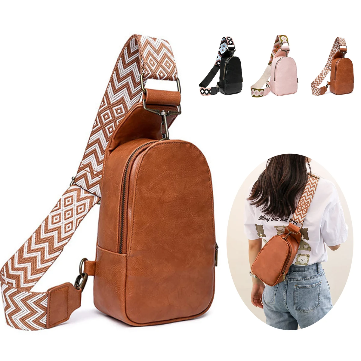 Sling Bag Crossbody Fanny Pack 1