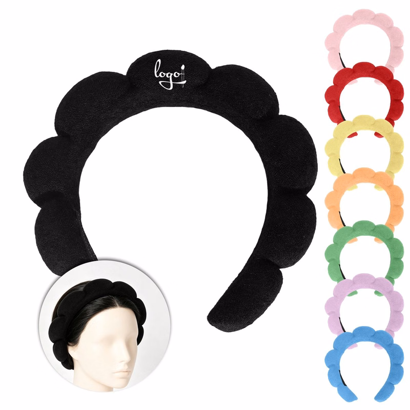 Spa Sponge Headbands for Women Face Washing