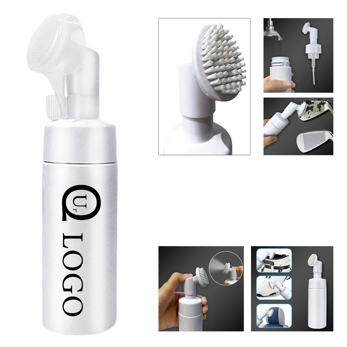 Golf Club Brush W/ A Sprayer 1
