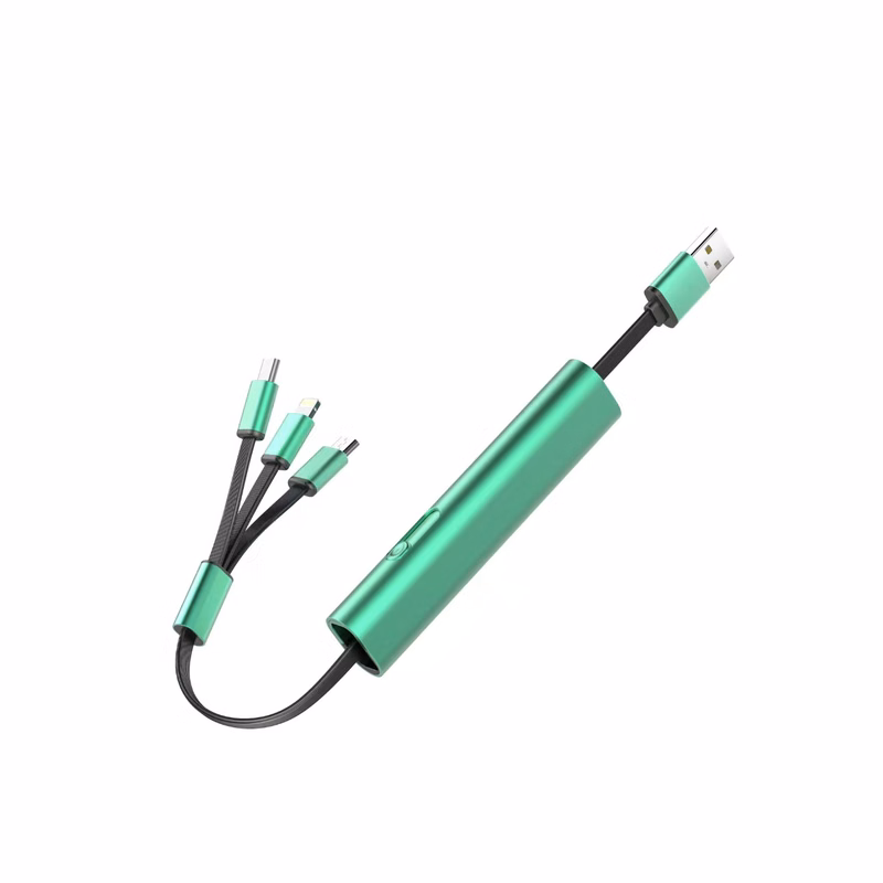 Metal Retractable 3 in 1 Cable