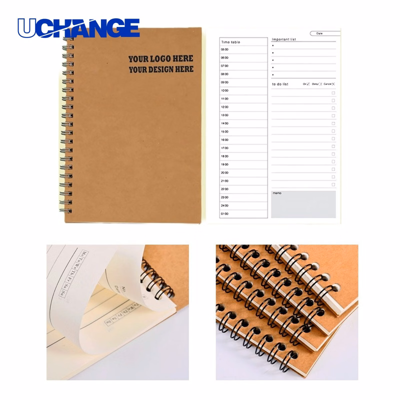 Functional Kraft To-Do List Notebook for Planning