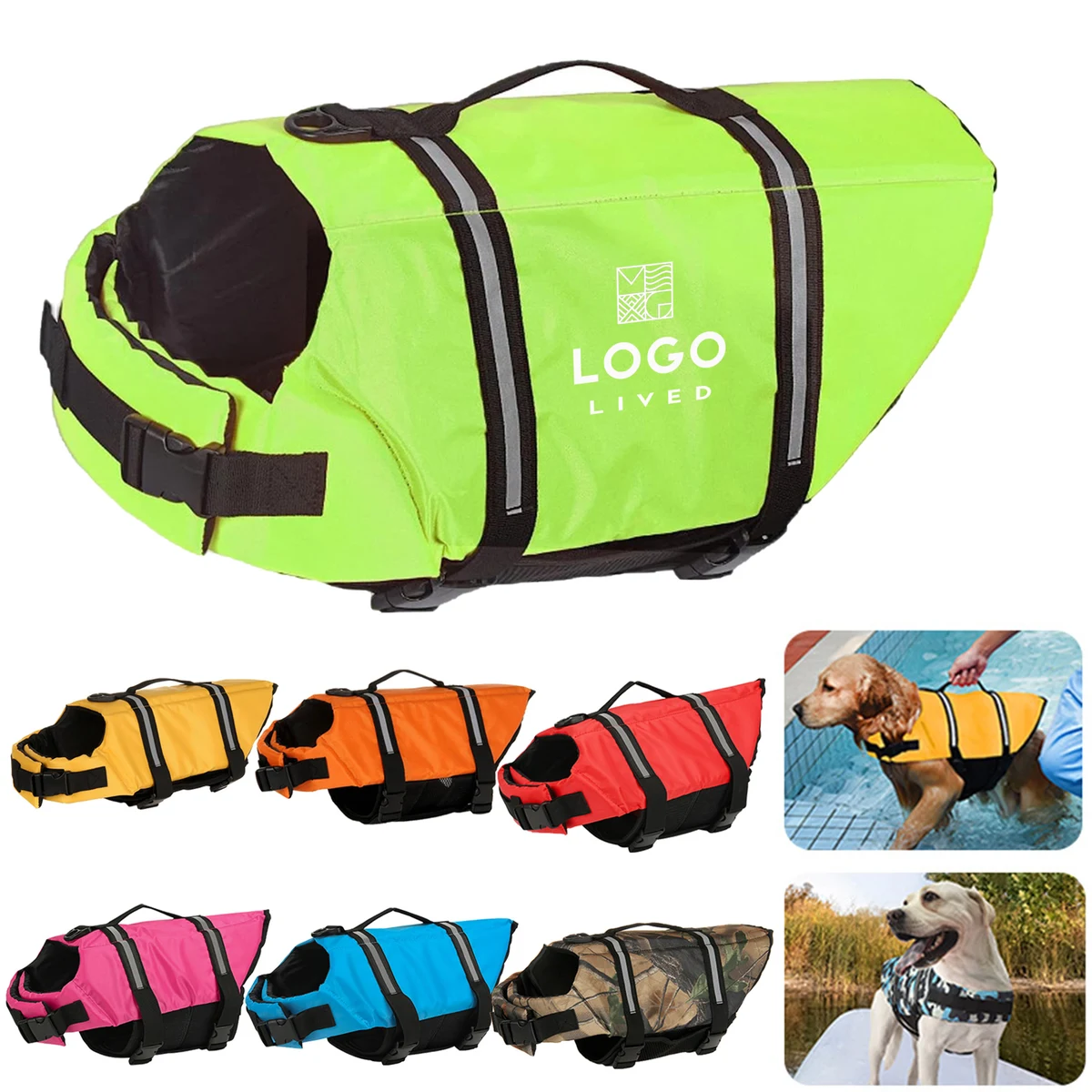 Reflective Adjustable Small Dog Pet Life Jacket 1