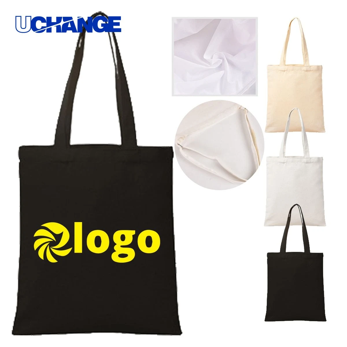 Custom Canvas Tote Bag, custom tote bag with logo imprint 1