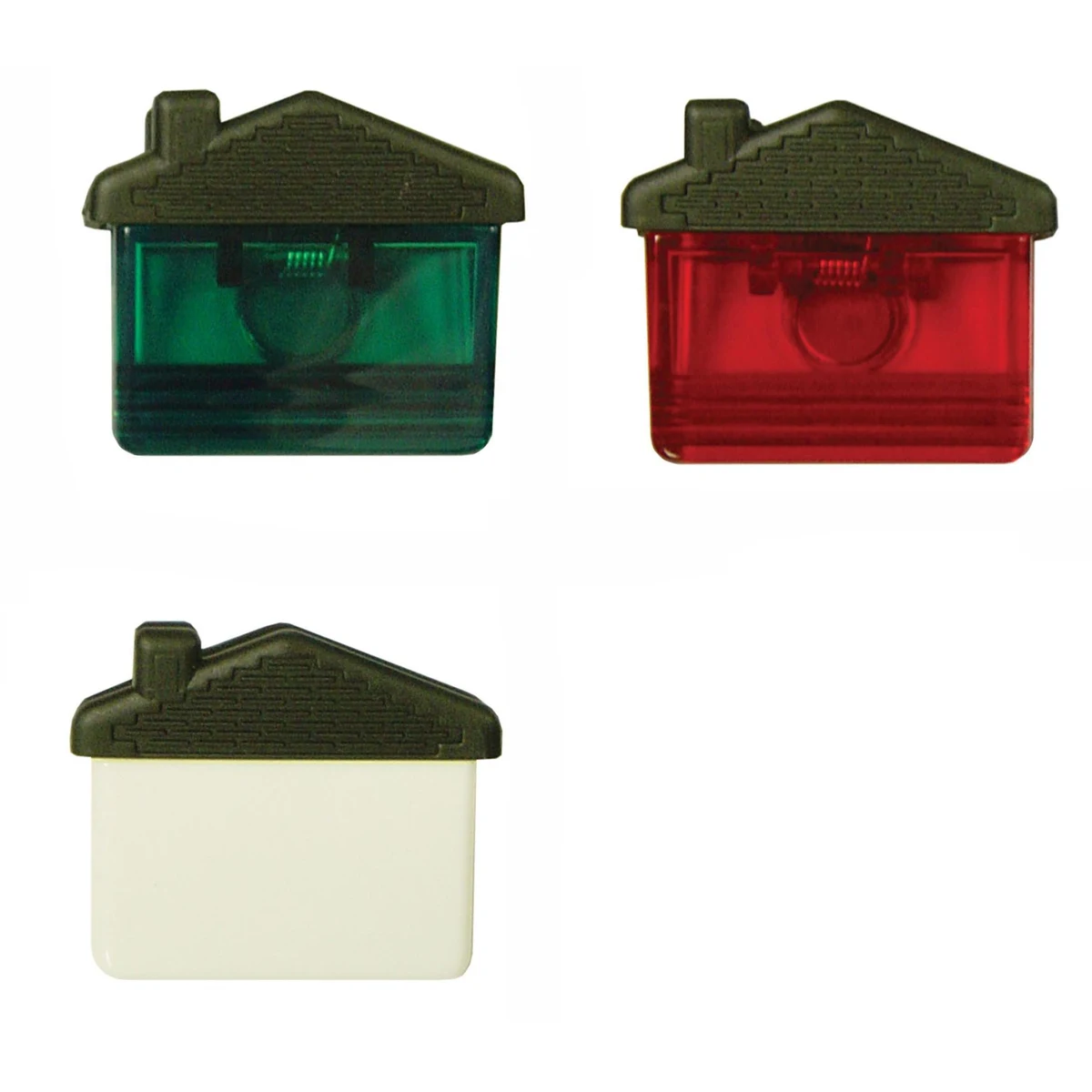 Magnetic House Shaped Memo Clips 1