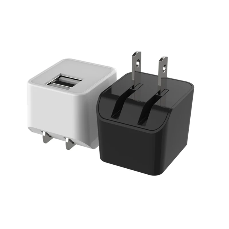 Dual Port USB Foldable Wall Plug Charger 1