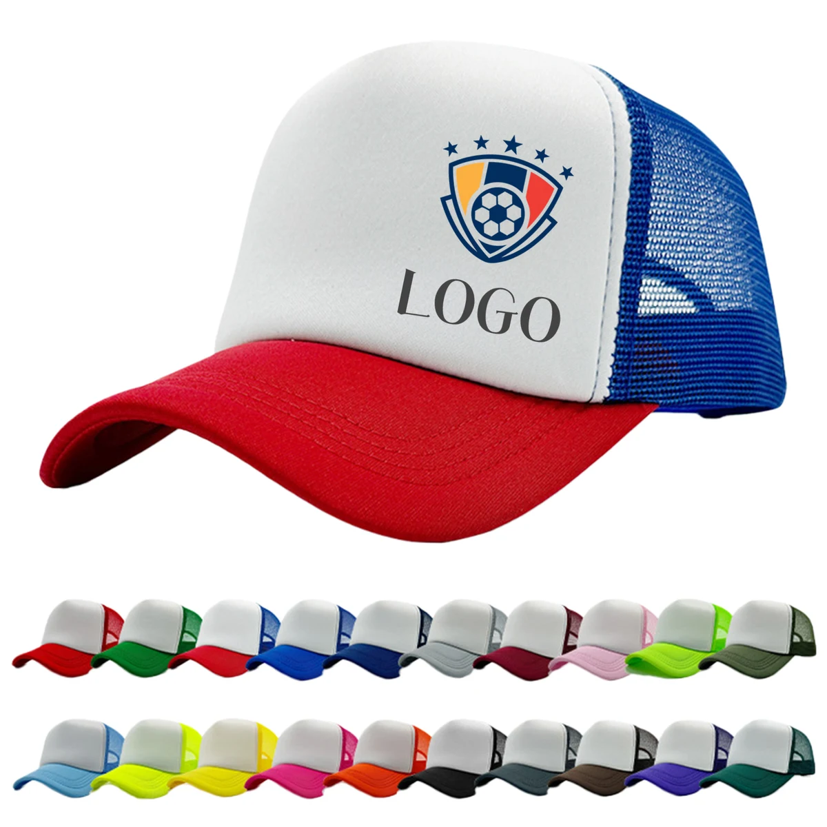5 Panel Snap Back Foam Trucker Hat 1