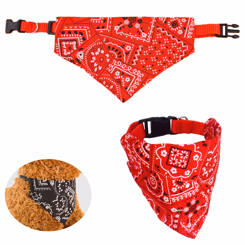 Pet Bandannas with belt Double-sided
