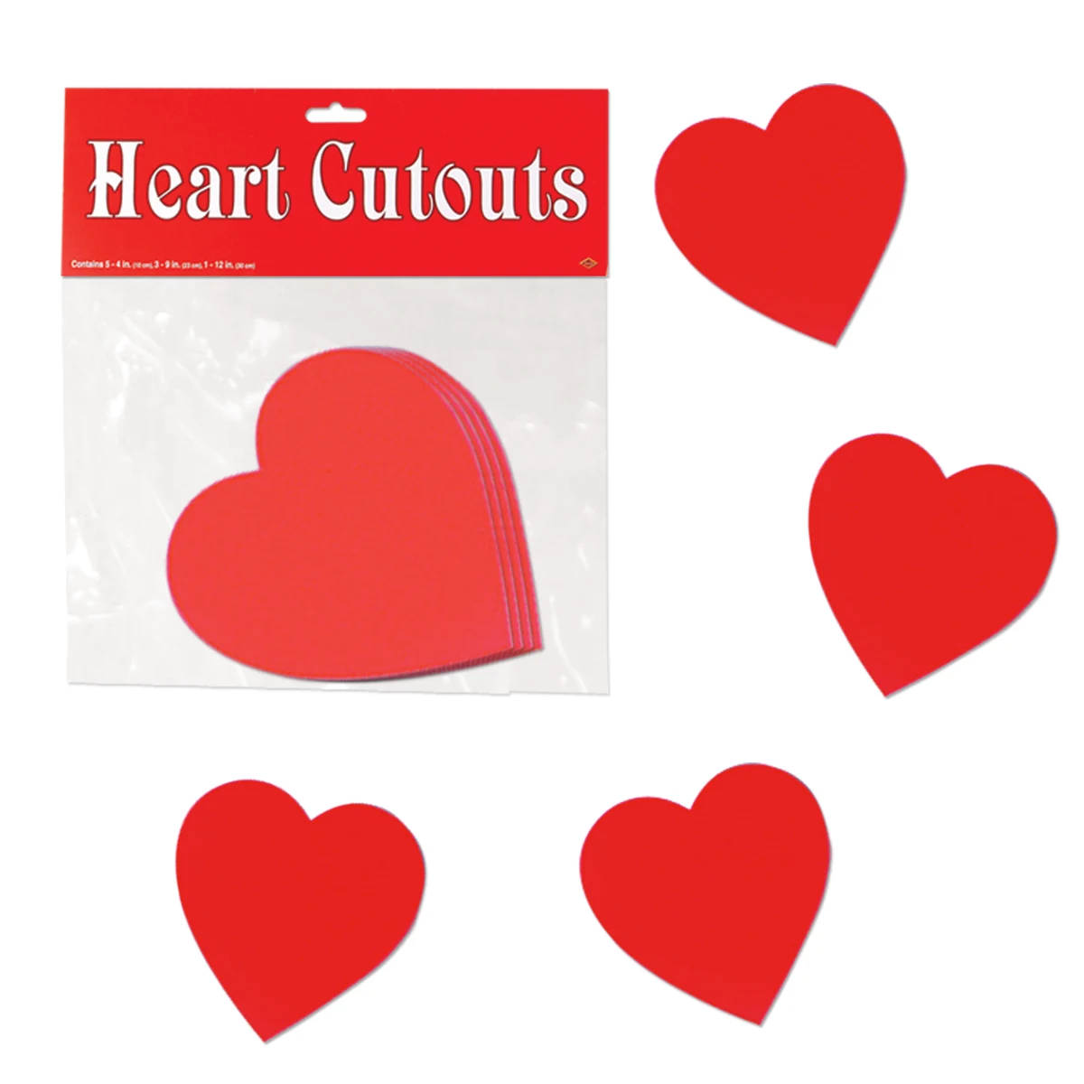 Printed Heart Cutouts 1