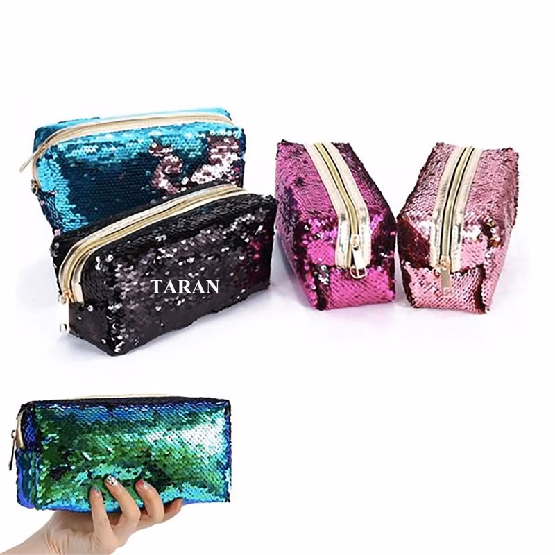 Mermaid Sequins Travel Makeup Cosmetic Bags Pouch