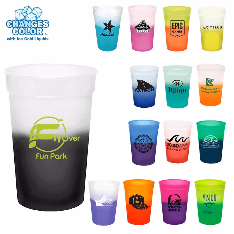 12 Oz Color Changing Stadium & Bar & Resturant Cup