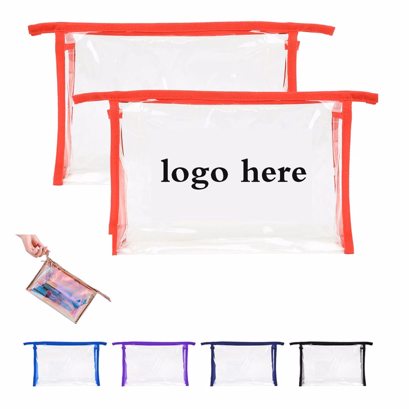 Extra-Large Clear PVC Travel Cosmetic Bag