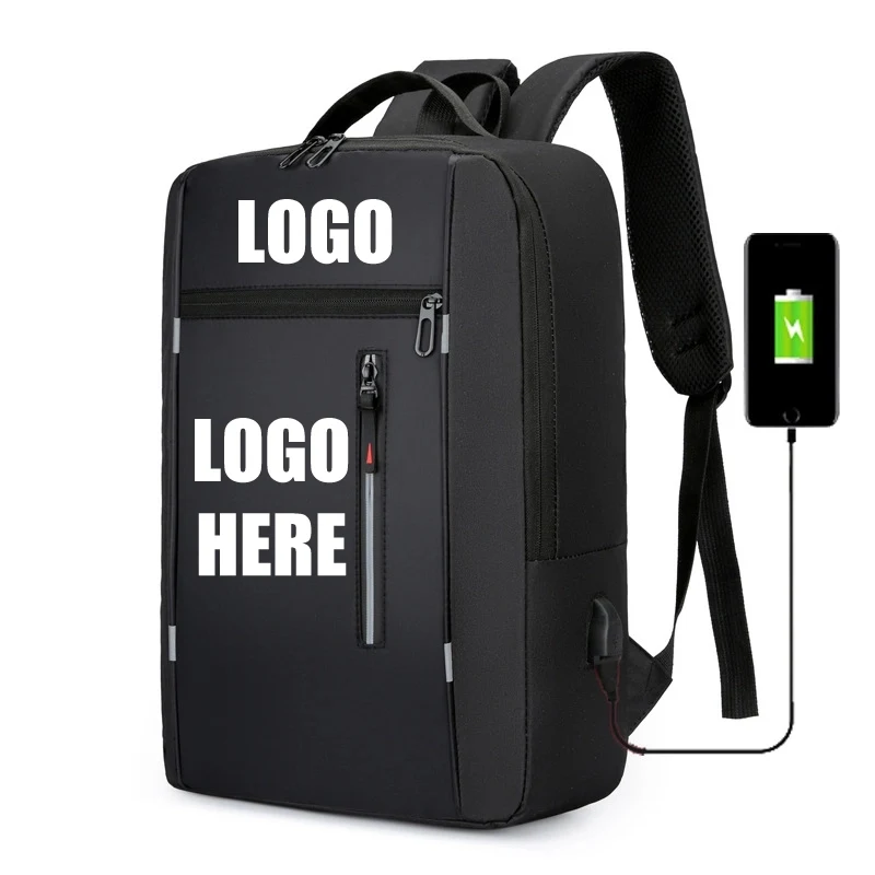 Custom Laptops Backpack with USB Charging Port 1