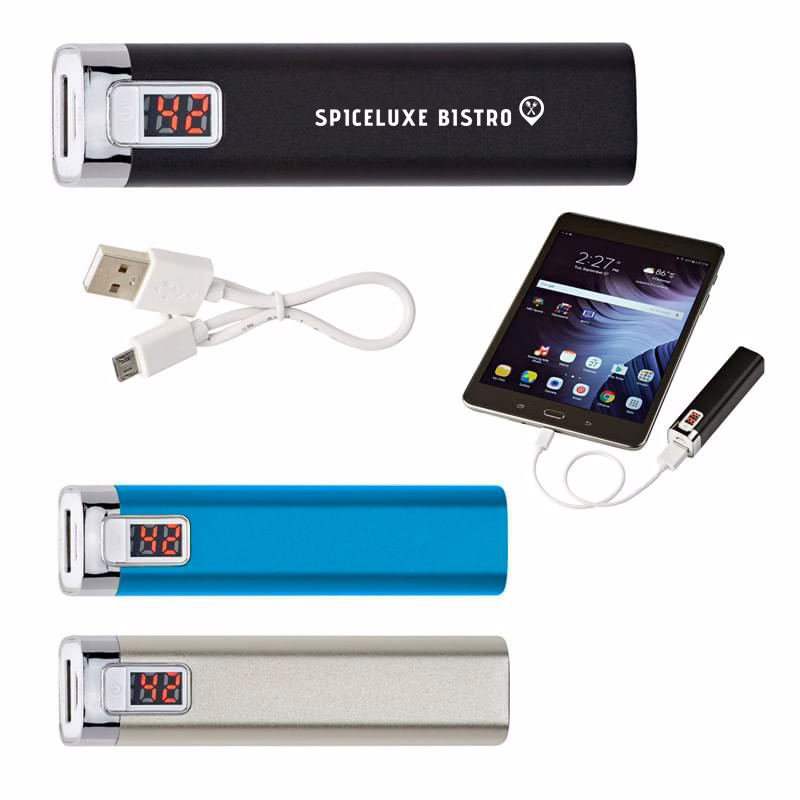 Power Bank with Red LED Display