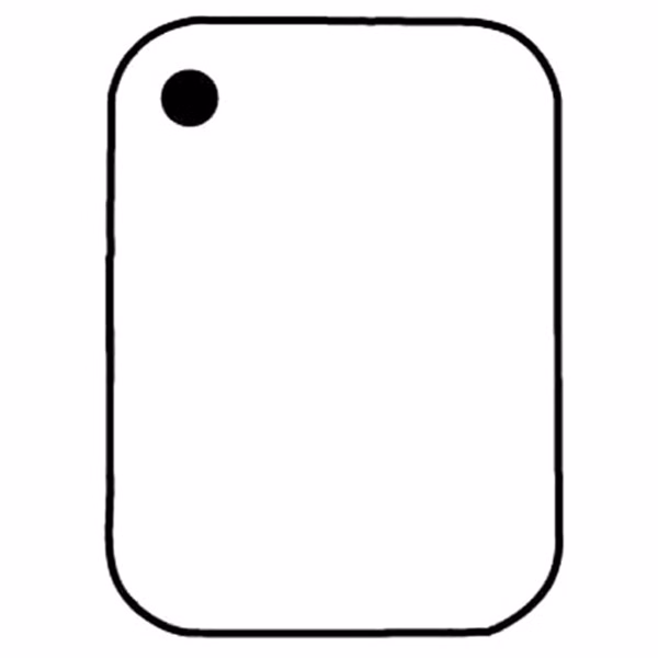 Rectangle 20 Key Tag - Spot Color