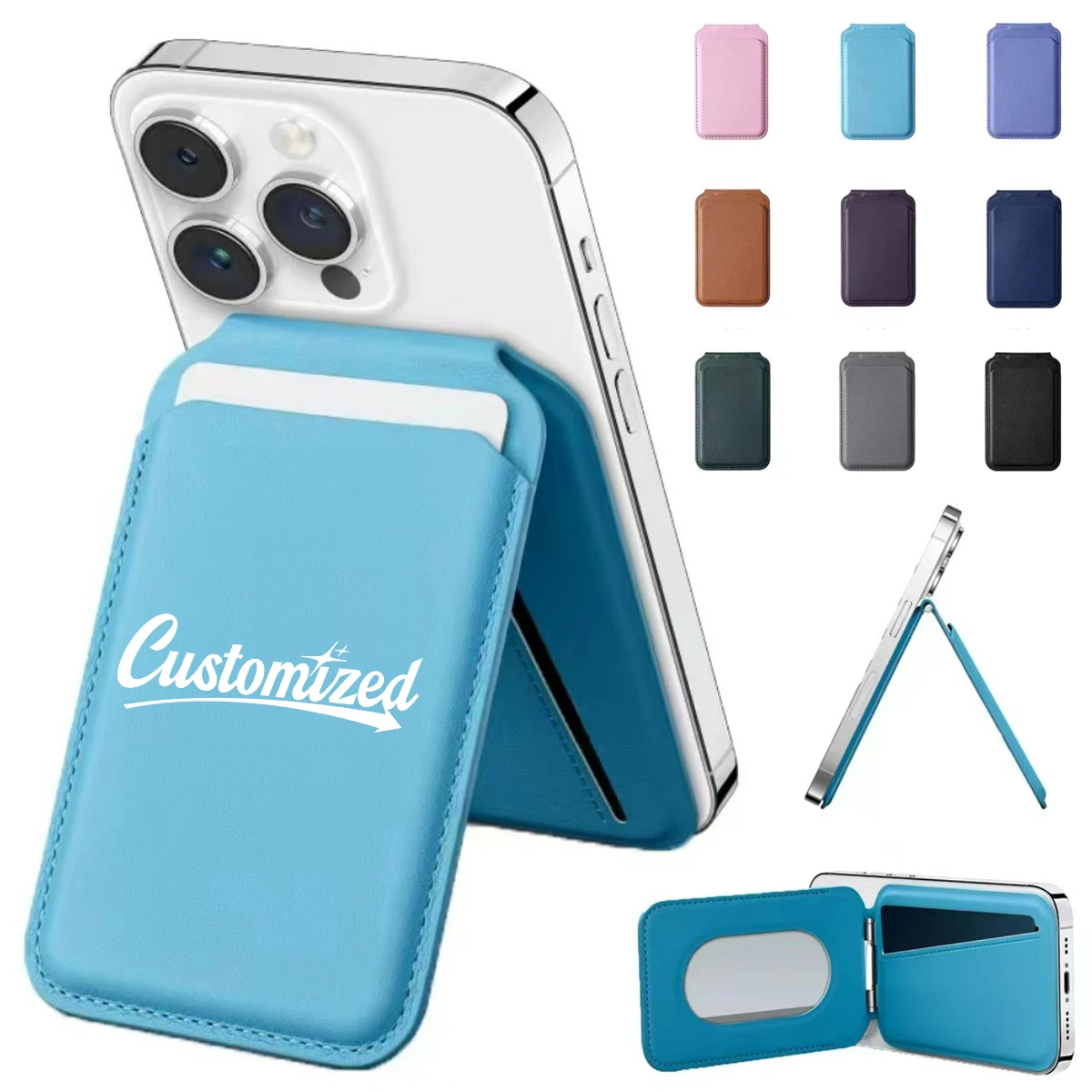 Magnetic Phone Card Holder 1