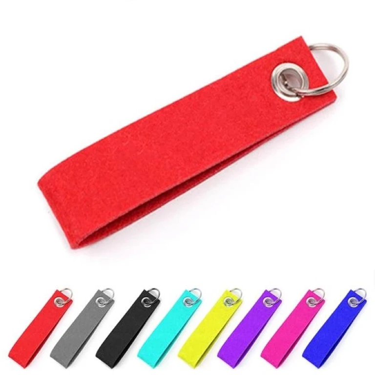 Felt Bracelet Wristband Keychain 1