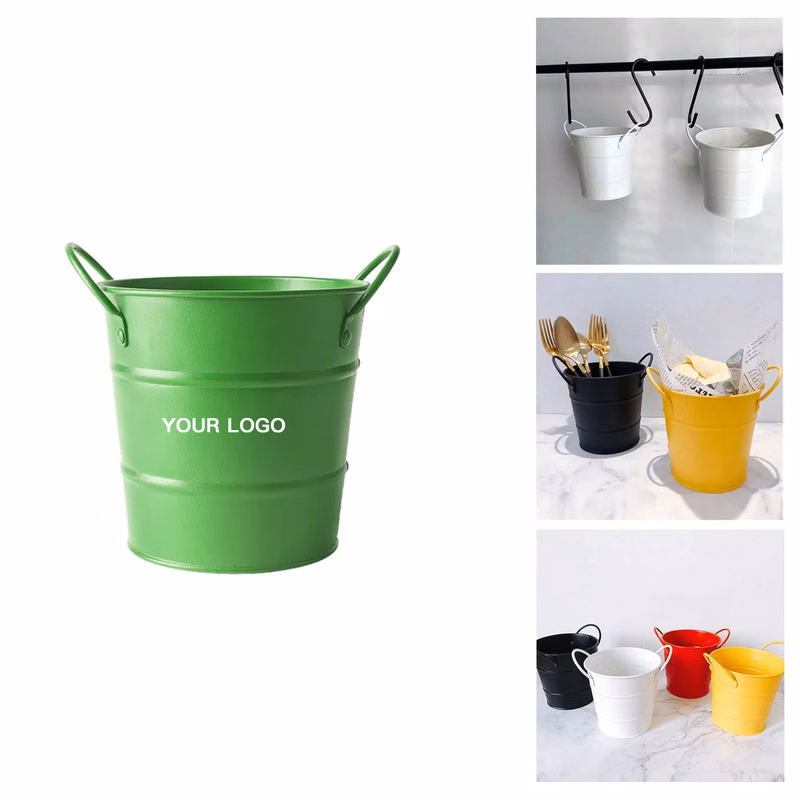 Iron Bucket Snack Container 4 Inch for Appetizers