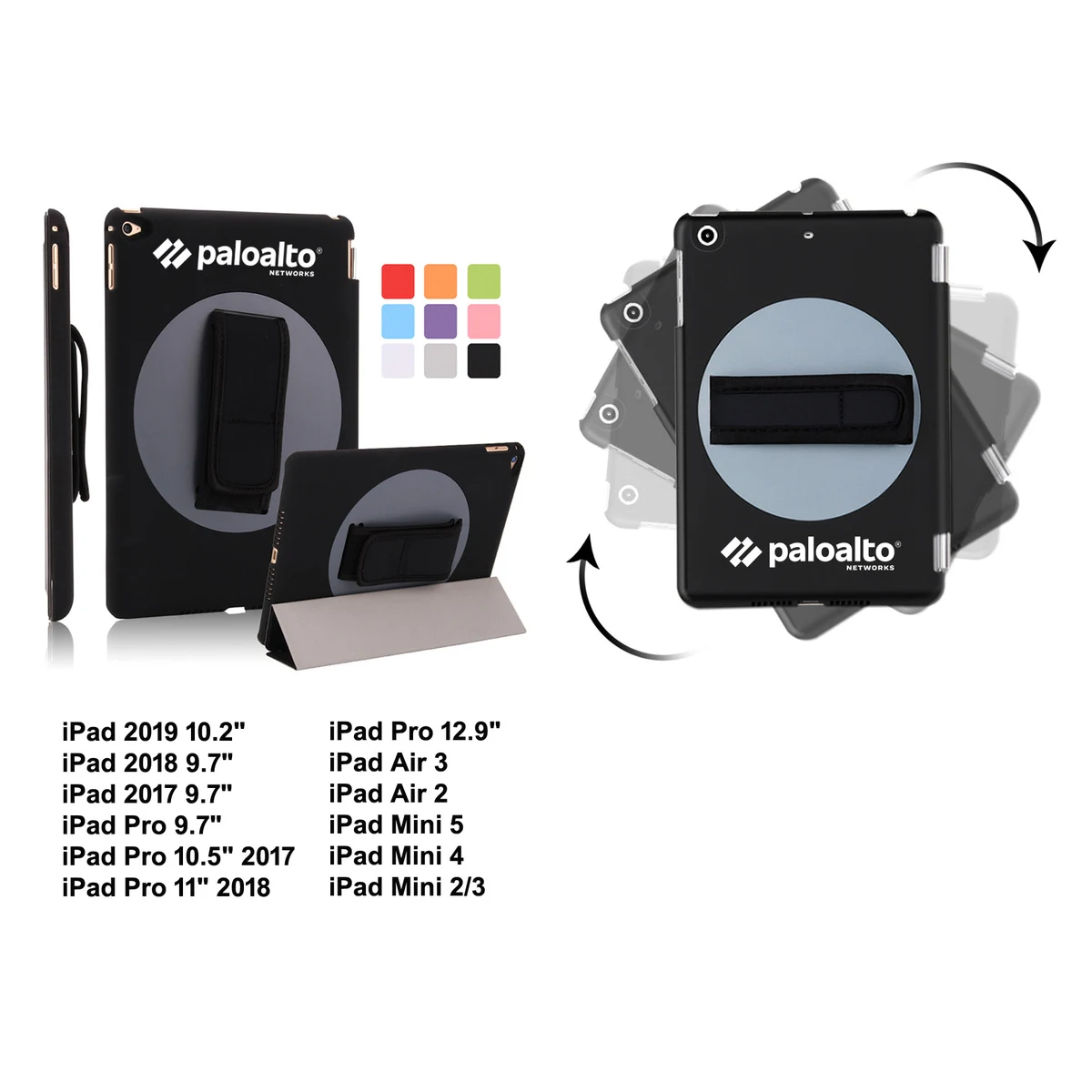 Handheld Protector Case with Hand Strap for iPad 1