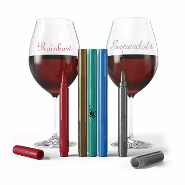 Fun and Practical Washable Wine Glass Marker Pen