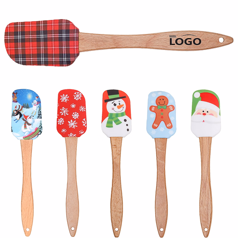 Holiday Silicone Baking Spatula