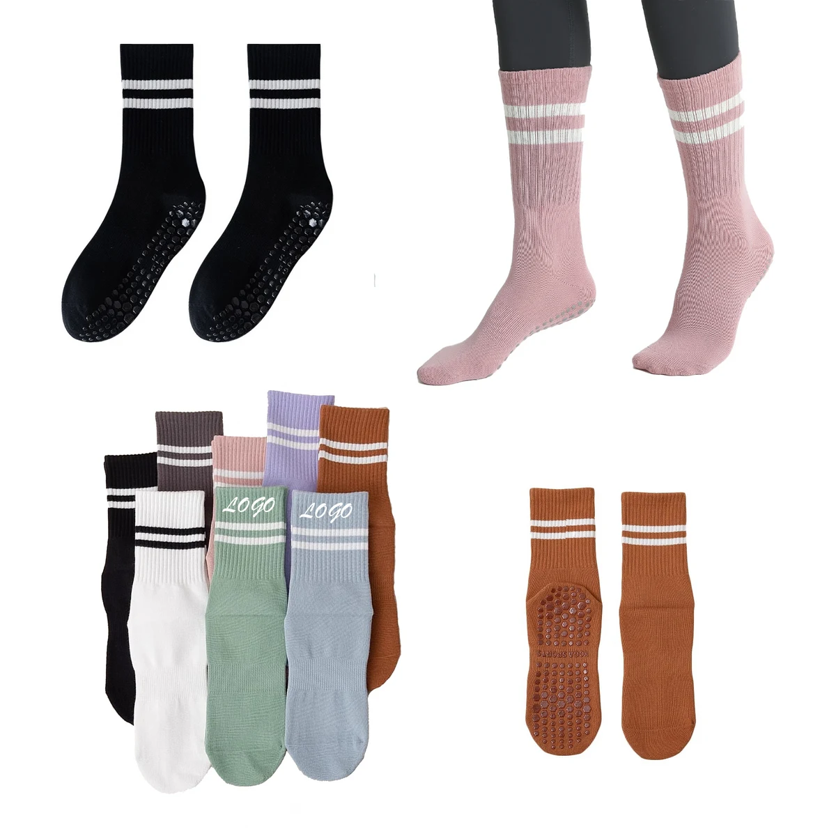 Mid-length Non-slip Yoga Socks 1