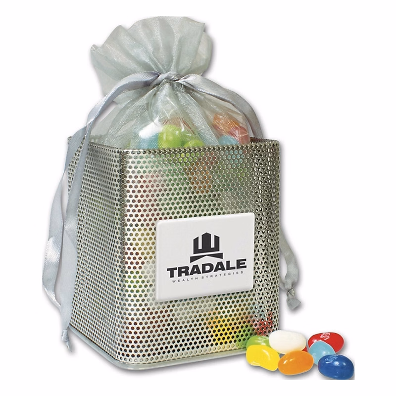 Container - X-Cube Pen Holder w/Jelly Bellys Candies