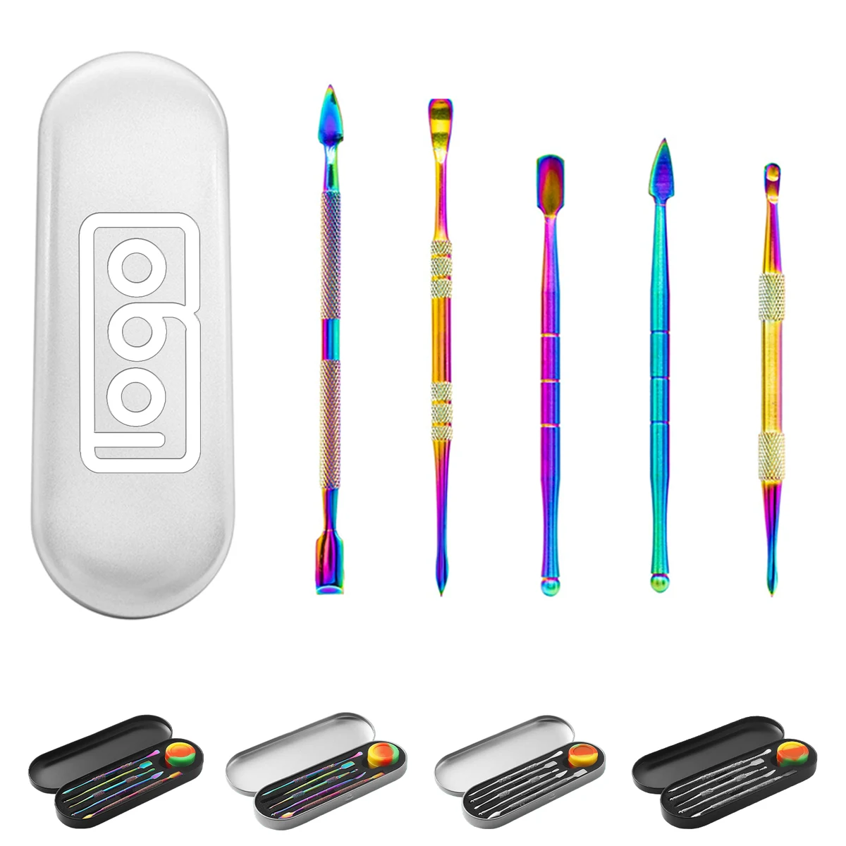 6Pcs Stainless Steel Wax Carving Tool Set w/ Storage Box 1