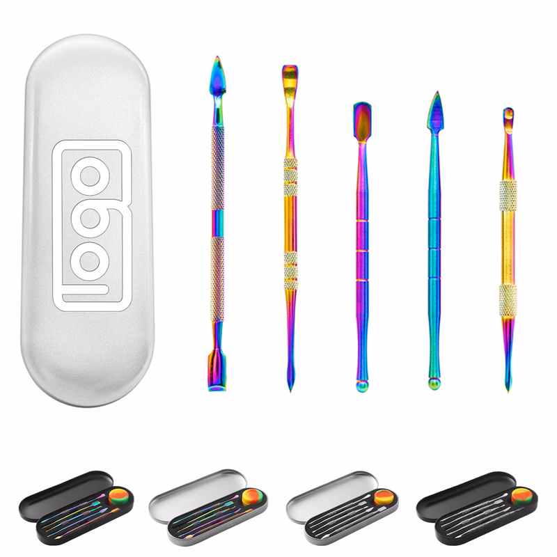 6Pcs Stainless Steel Wax Carving Tool Set w/ Storage Box