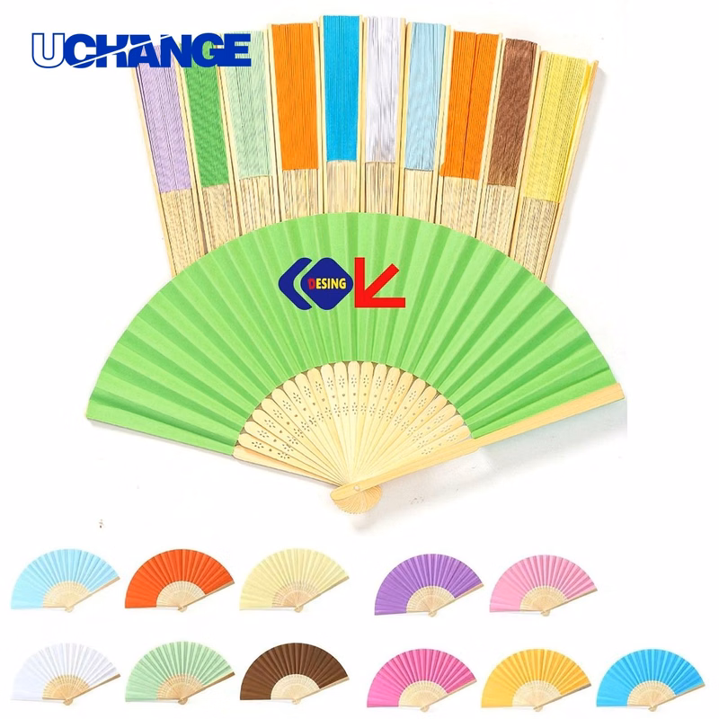 Holographic Rave Liquid Effect Folding Fan Tool