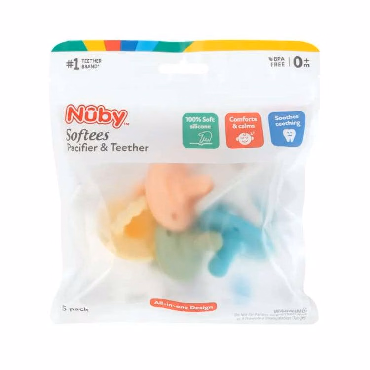 Silicone Pacifiers - 5 Pack