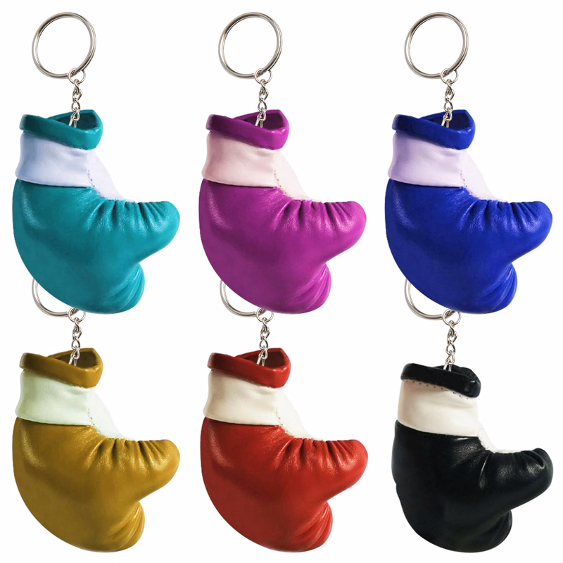 PVC Boxing Gloves Keychain