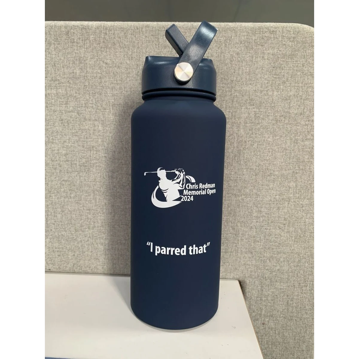 34oz Thermos, custom water bottle with logo imprint 1
