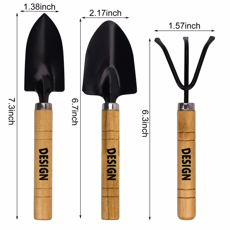 MOQ50 3 Pcs Mini Garden Tools Set