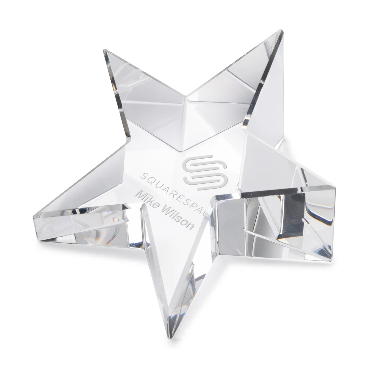 Slanted Star Paperweight 1