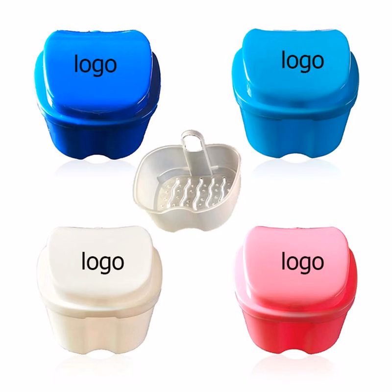 Denture Bath Box False Teeth Storage
