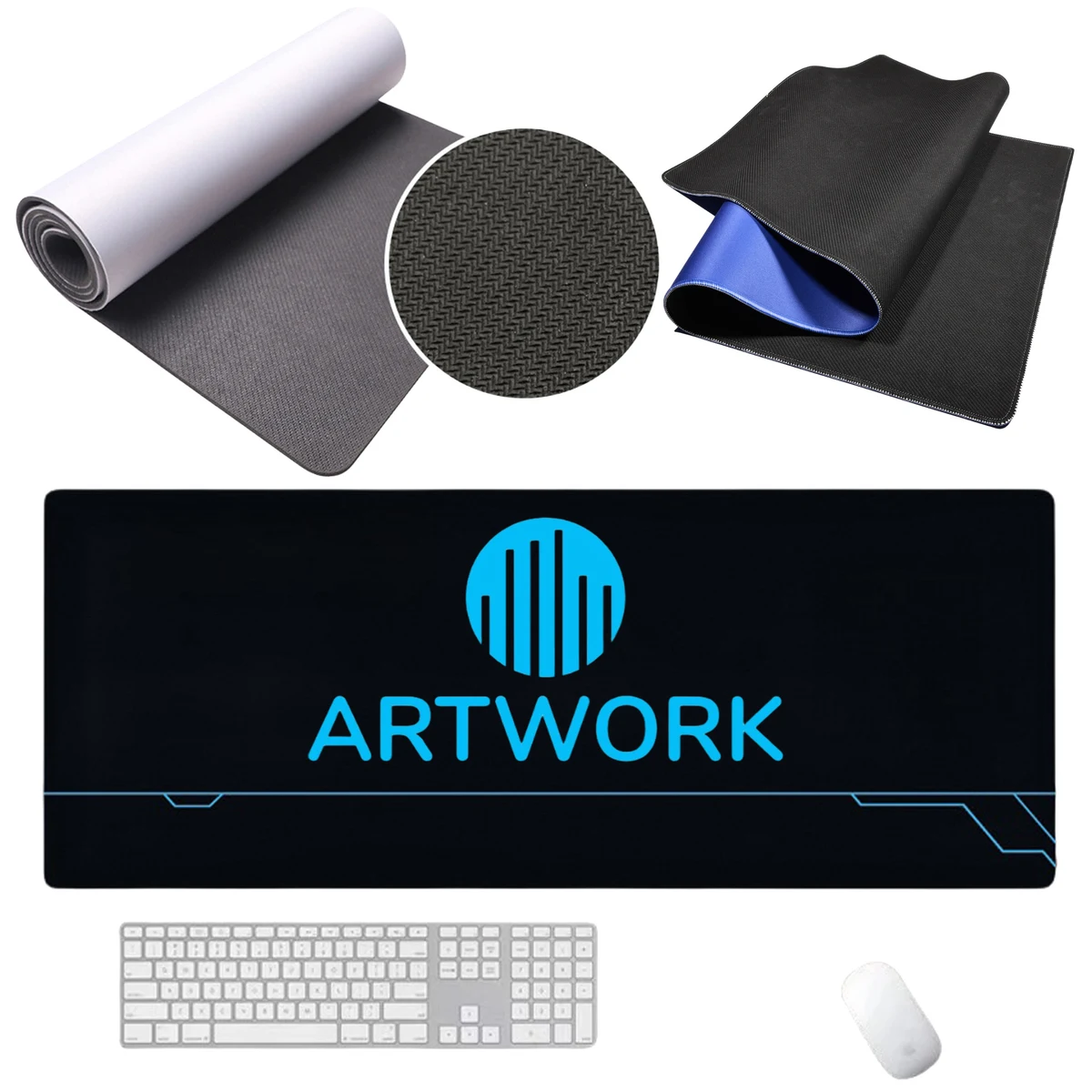 Computer Keyboard Mousepad Mat 1