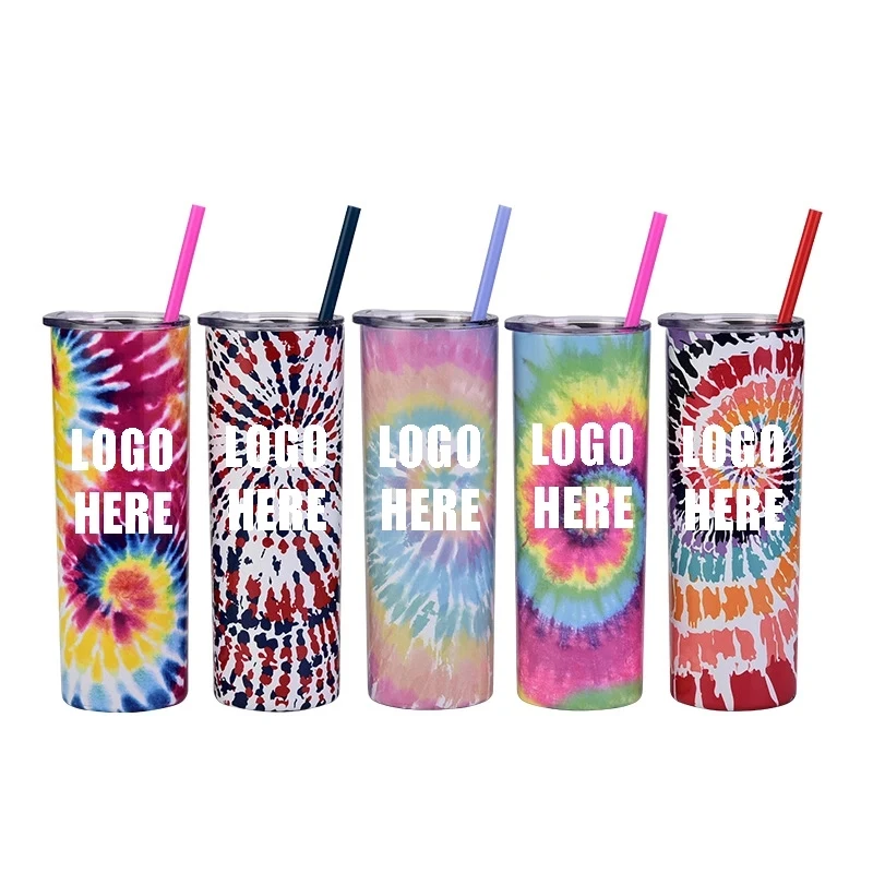 Tie-dye Stainless Steel Vacuum Insulated Tumbler 1