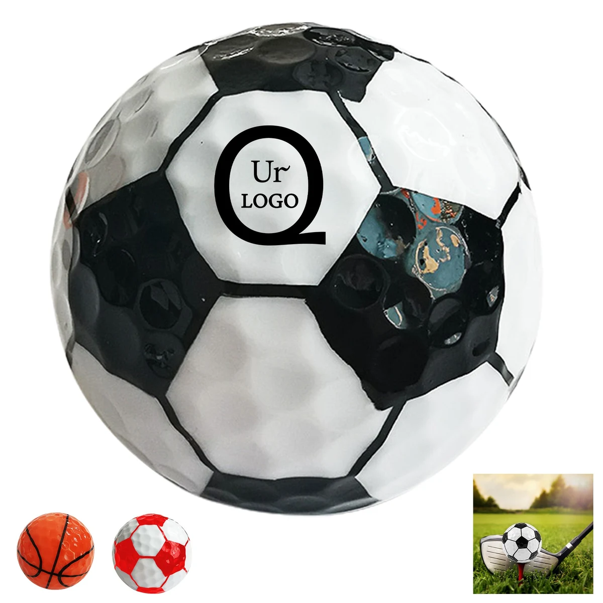 Diameter 1.68 In Sport Gift Golf Ball 1